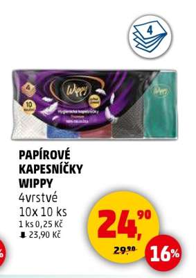 PAPÍROVÉ KAPESNÍČKY WIPPY