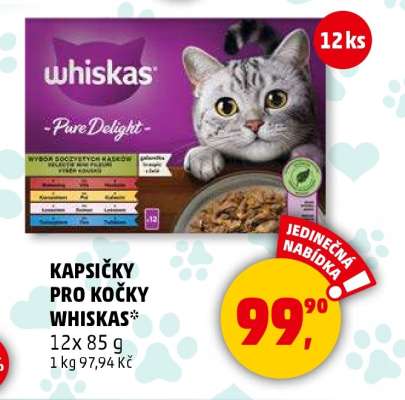 KAPSIČKY PRO KOČKY WHISKAS*