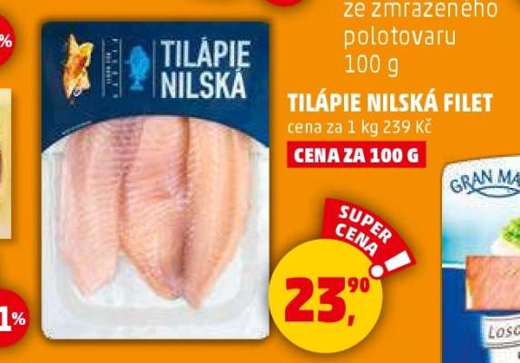 TILÁPIE NILSKÁ FILET
