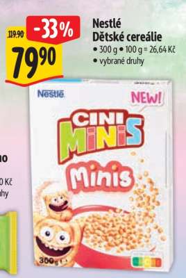Nestlé Dětské cereálie