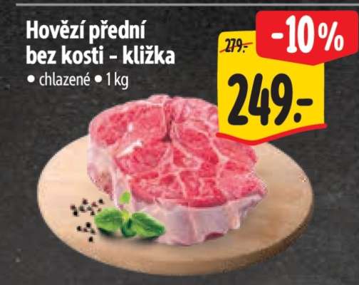 Hovězí přední bez kosti – kližka