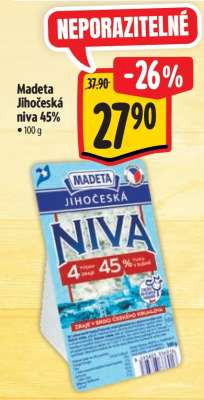 Madeta Jihočeská Niva 45%