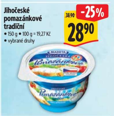 Jihočeské Pomazánkové tradiční