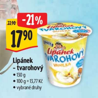 Lipánek tvarohový