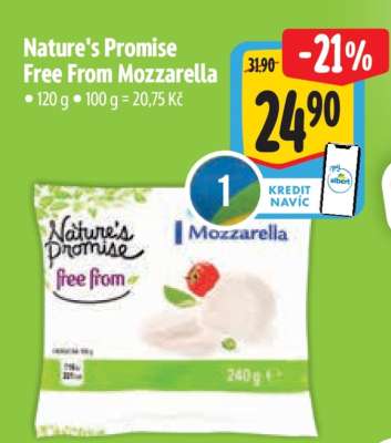 Nature’s Promise Free from Mozzarella