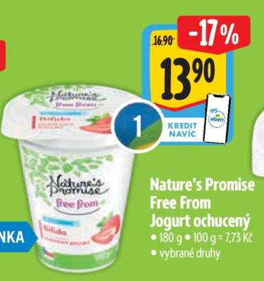 Nature’s Promise Free from Jogurt ochucený
