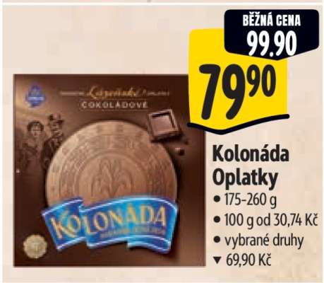 Kolonáda oplatky