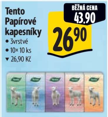 Tento papírové kapesníky