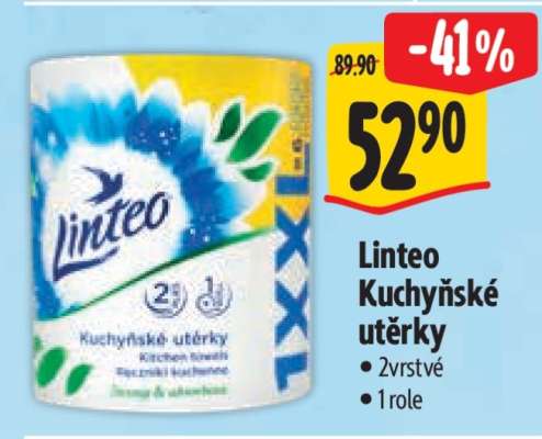 Linteo kuchyňské utěrky