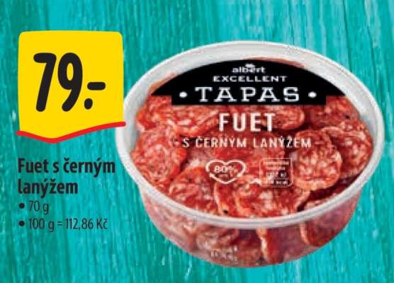 Fuet s černým lanýžem