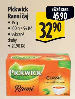 Pickwick Ranní čaj