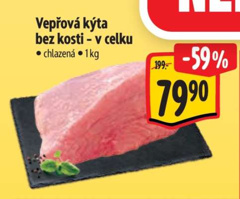 Vepřová kýta bez kosti – v celku