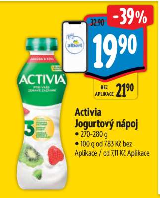 Activia jogurtový nápoj