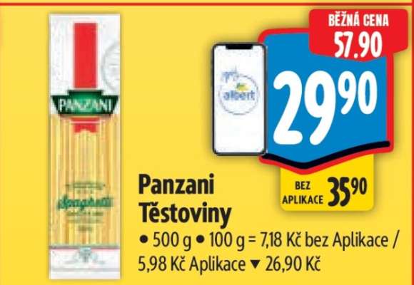 Panzani Těstoviny
