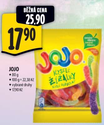 Jojo kyselé žížalky