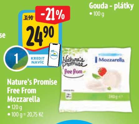 Nature’s Promise Free from Mozzarella