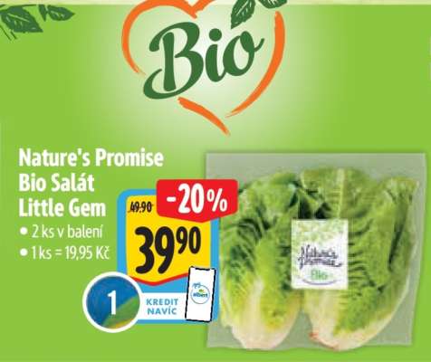 Nature‘s Promise Bio Salát little gem