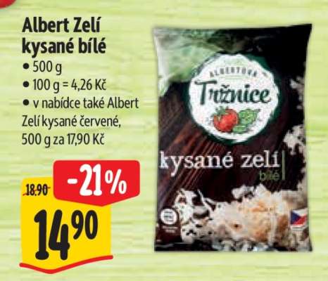 Albert Zelí kysané bílé