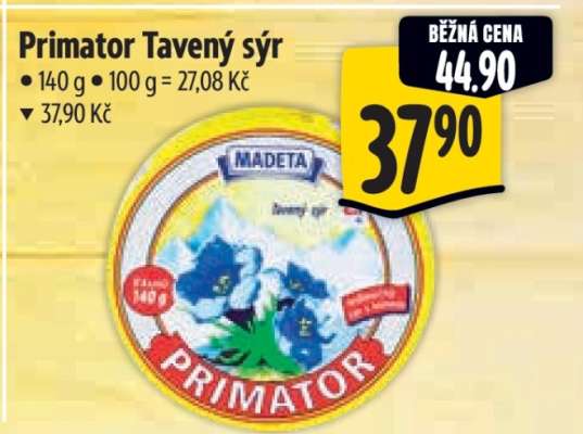 Primator tavený sýr