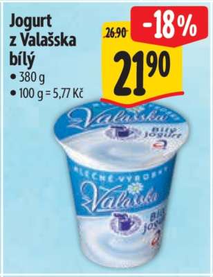 Jogurt z Valašska bílý