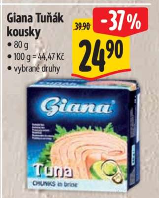 Giana Tuňák kousky