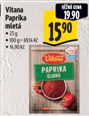 Vitana Paprika mletá