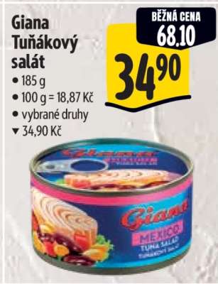 Giana Tuňákový salát