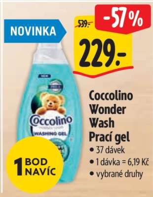 Coccolino Wonder Wash Prací gel
