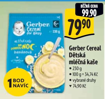 Gerber Cereal Dětská mléčná kaše