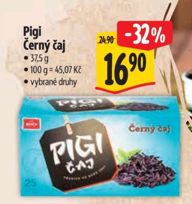 Pigi černý čaj