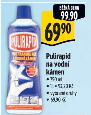 Pulirapid na vodní kámen