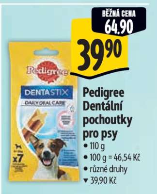 PEDIGREE Dentální pochoutky pro psy