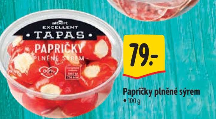 Papričky plněné sýrem