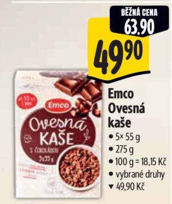 Emco ovesná kaše
