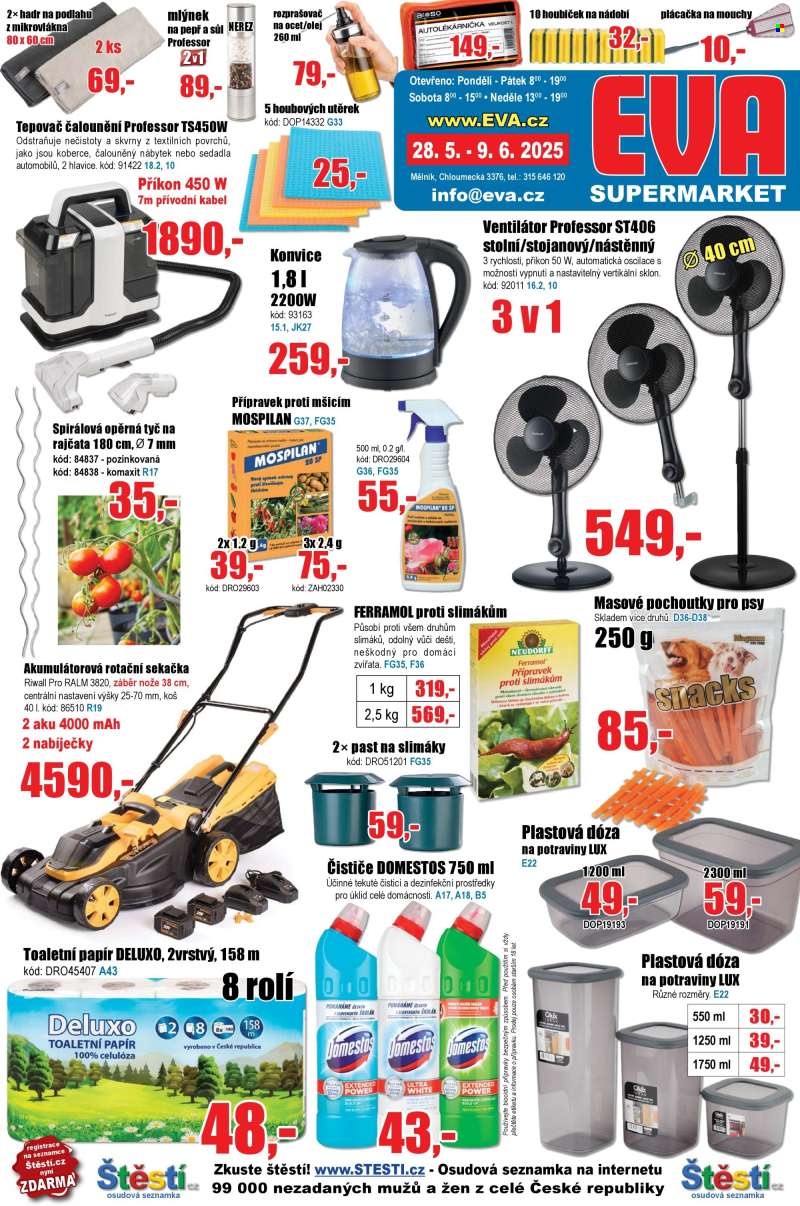Leták EVA supermarket - 28.5.2025 - 9.6.2025.