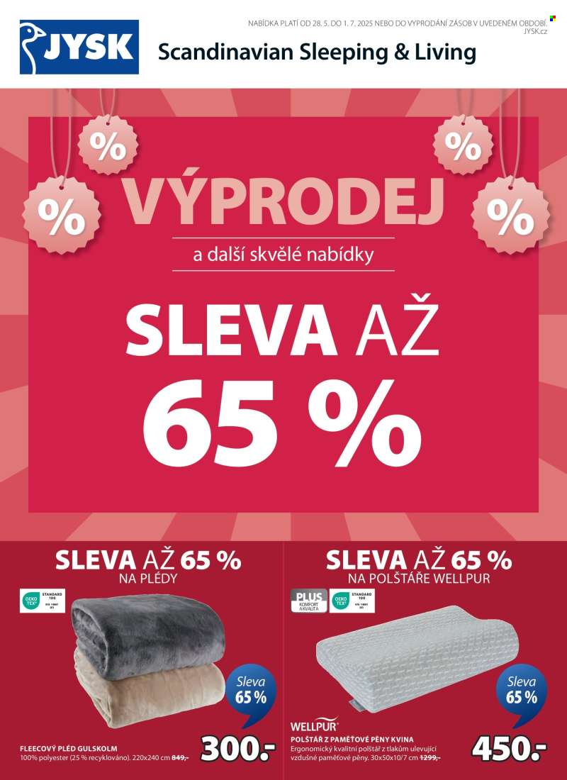 Leták JYSK - 28.5.2025 - 1.7.2025.