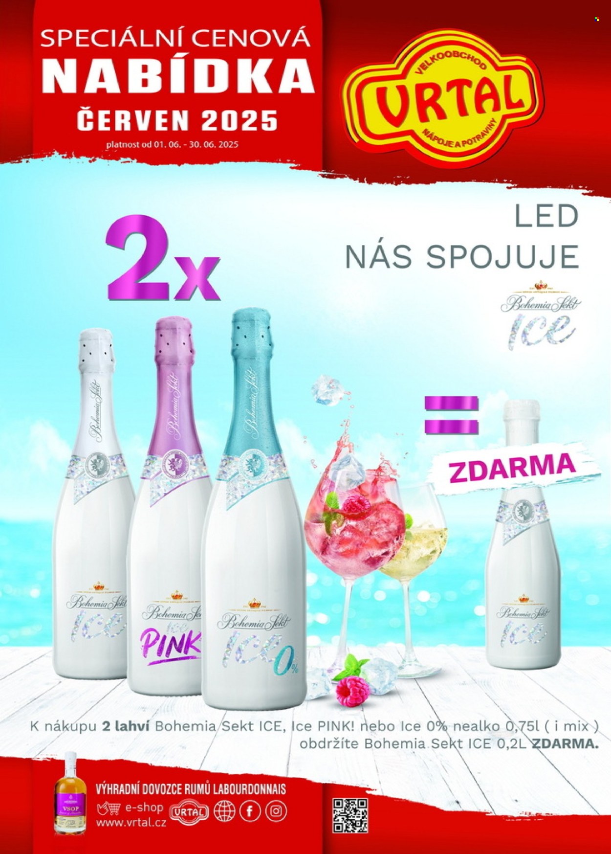 Leták Vrtal - 1.6.2025 - 30.6.2025. Strana 1