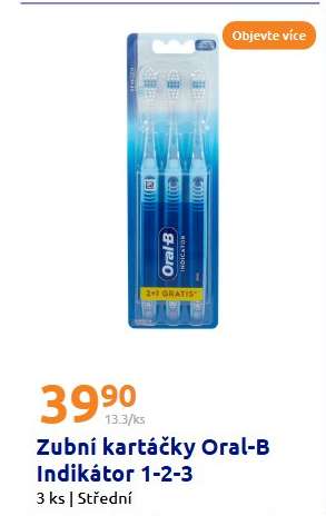 Zubní kartáčky Oral-B Indikátor 1-2-3