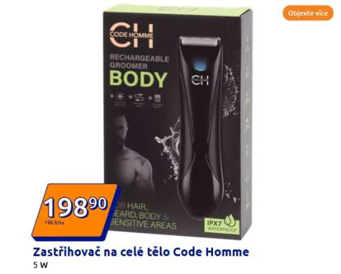 Zastřihovač na celé tělo Code Homme