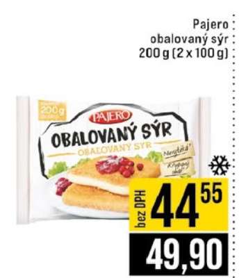 PAJERO Obalovaný sýr