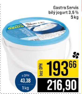 Gastro Servis bílý jogurt 3,5% 5 kg
