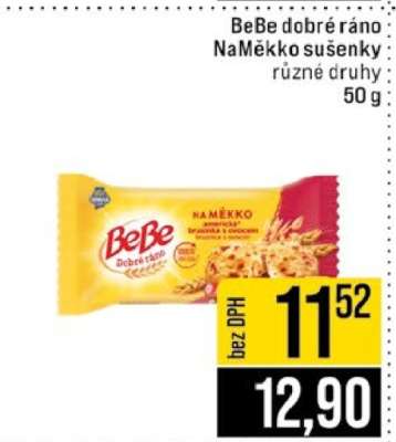 BeBe dobré ráno NaMěkko sušenky
