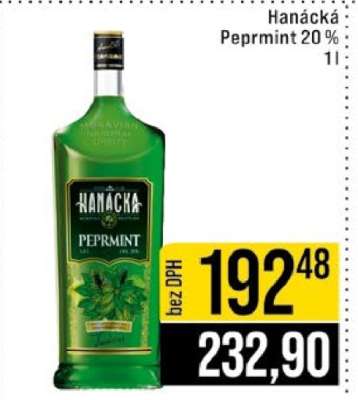 Hanácká Peprmint 20 %