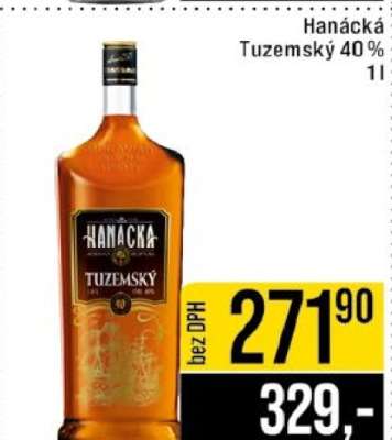 HANÁCKÁ TUZEMSKÝ 40 %