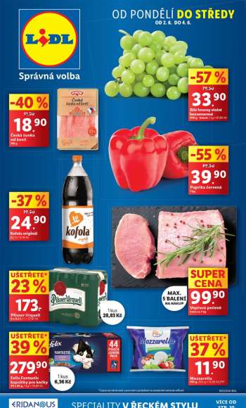Leták Lidl - 2.6.2025 - 8.6.2025.
