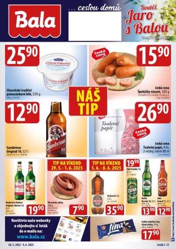 Leták Bala - 28.5.2025 - 9.6.2025.