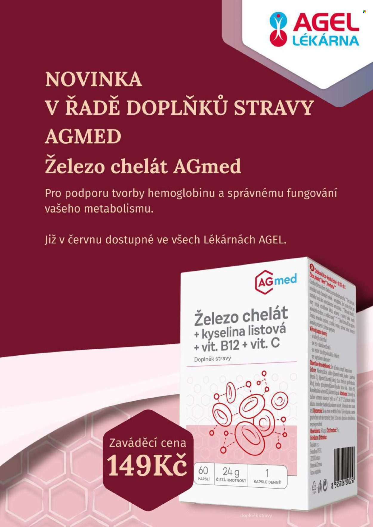 Leták AGEL lékárna - 1.6.2025 - 30.6.2025. Strana 60
