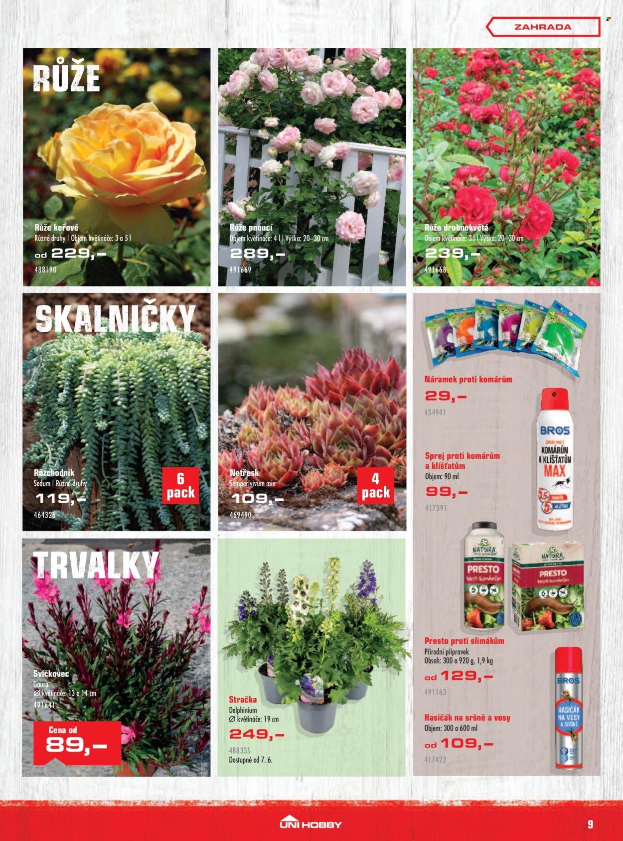 Leták UNI HOBBY - 29.5.2025 - 29.6.2025. Strana 9