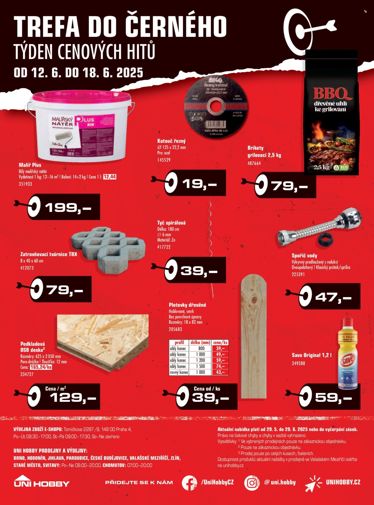 Leták UNI HOBBY - 29.5.2025 - 29.6.2025. Strana 33