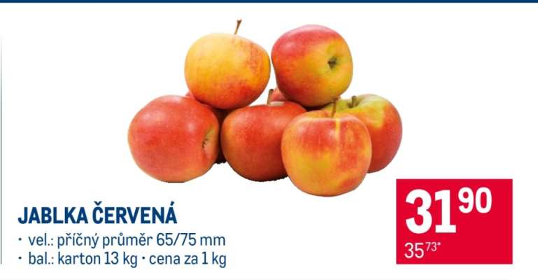 Jablka červená